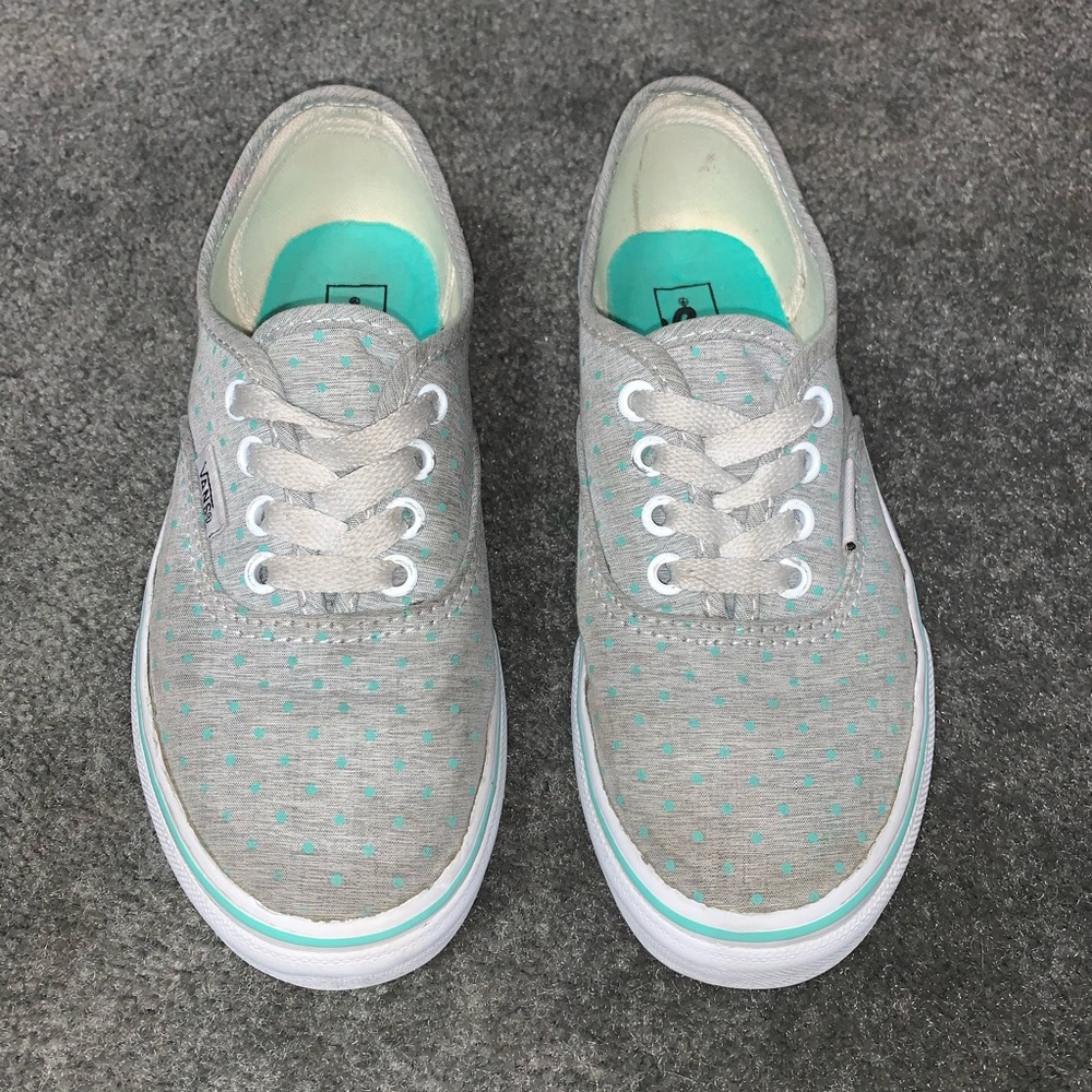 VANS gray and blue girls sneakers
